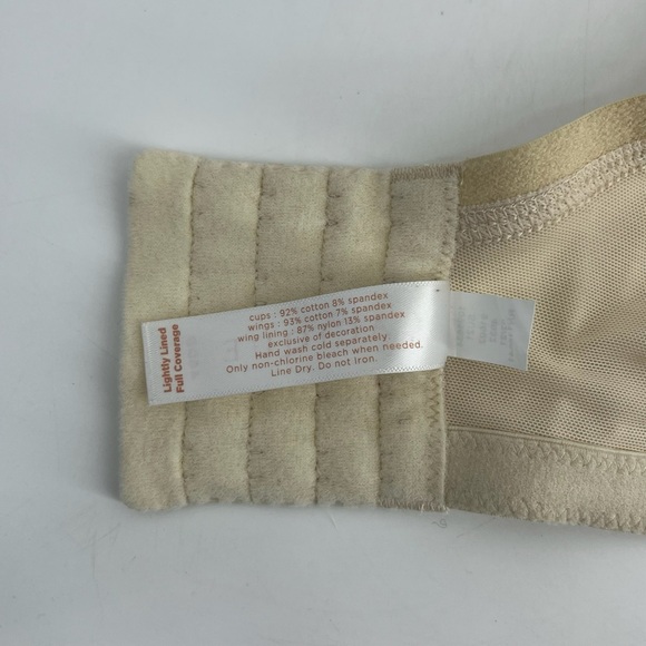 Cacique 46DD Lightly Line Full Coverage Beige Padded Bra - Picture 7 of 9